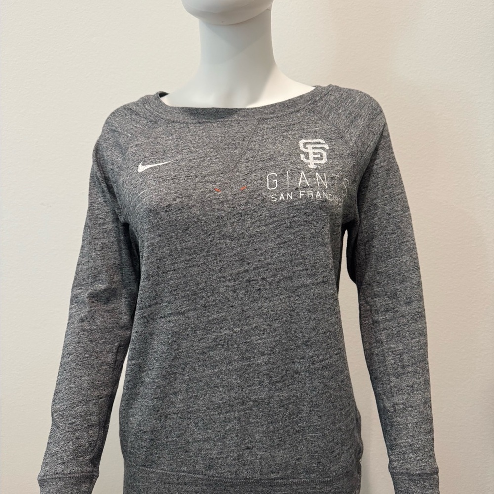 Nike MLB San Francisco Giants Shirt-  Heather Gray Women's Size S